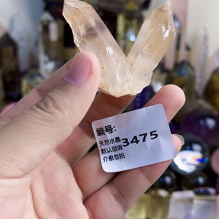 颈饰未镶嵌水晶晶簇