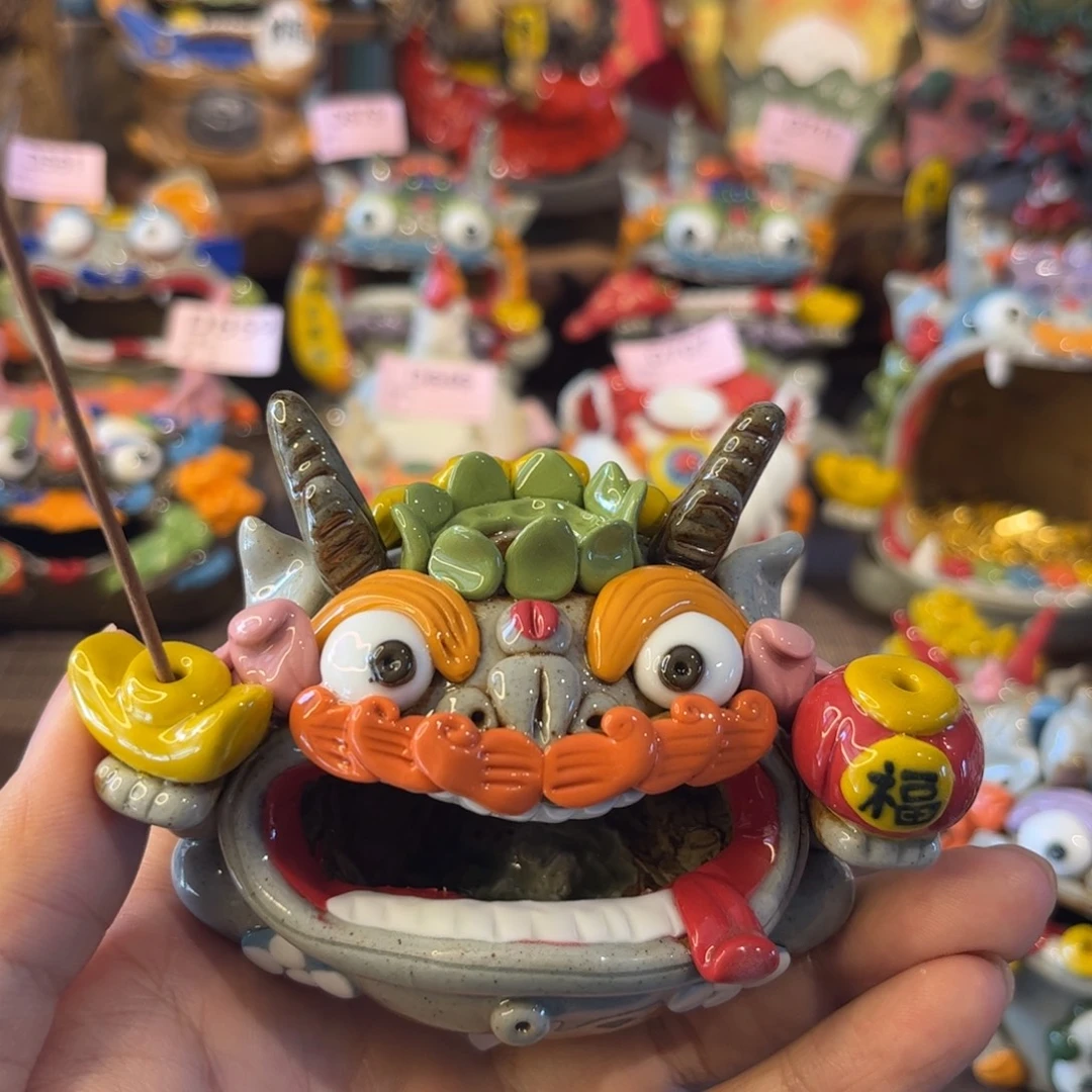 泥塑纯手工茶宠摆件