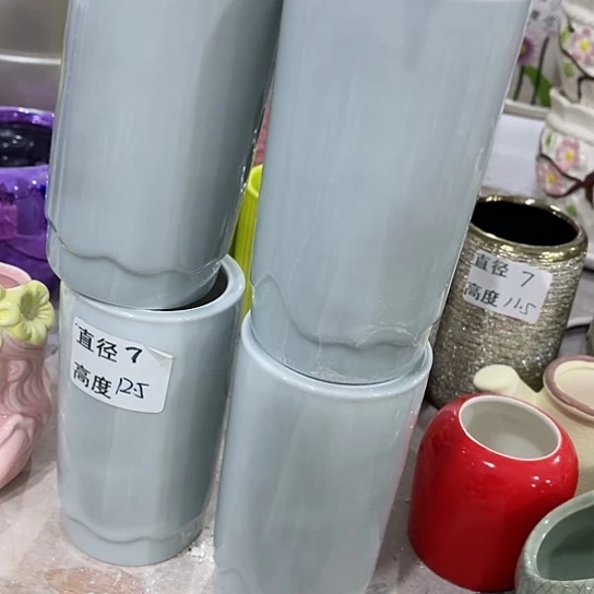 多绿植陶瓷花盆9.9包邮，有孔
