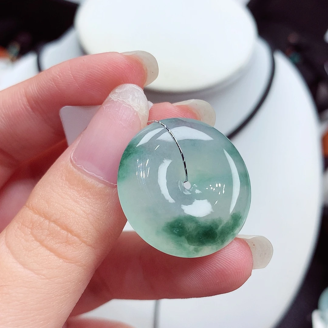 翡翠未镶嵌颈饰翡翠115，25/5.9