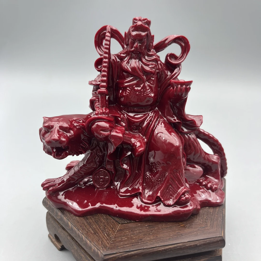 含辰砂工艺品BJ079-经典紫色雕刻摆件