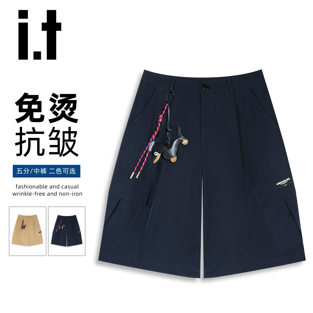 it：CHOCOOLATE【现货】舒适免烫美式工装七分款狗狗扣6162-1626272