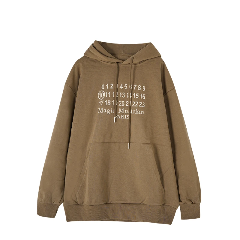 秋季时尚潮流休闲百搭时尚连帽长袖卫衣3370