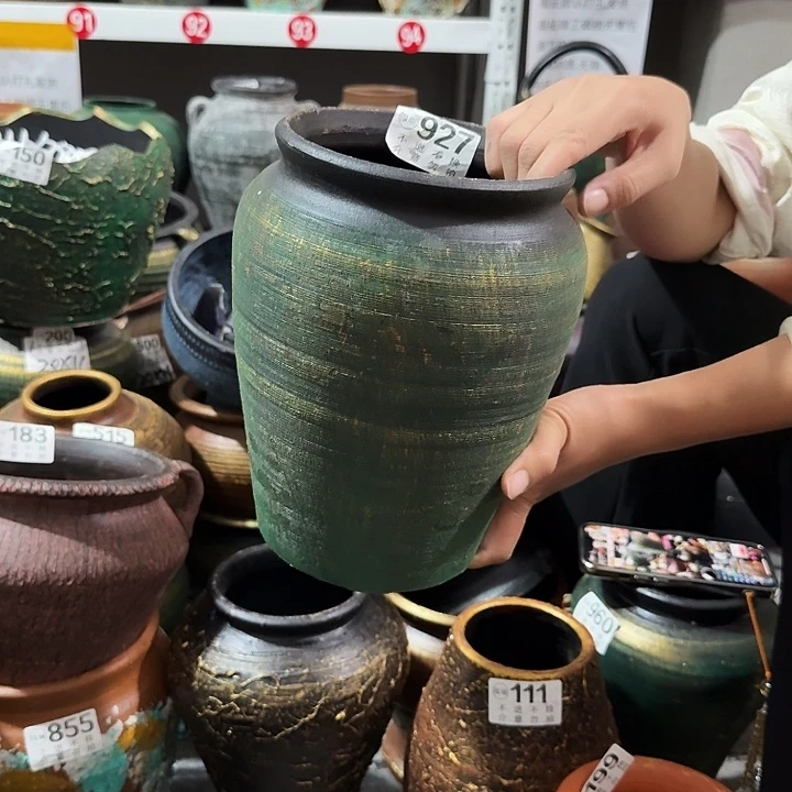 金绿坛子927高度23口径15