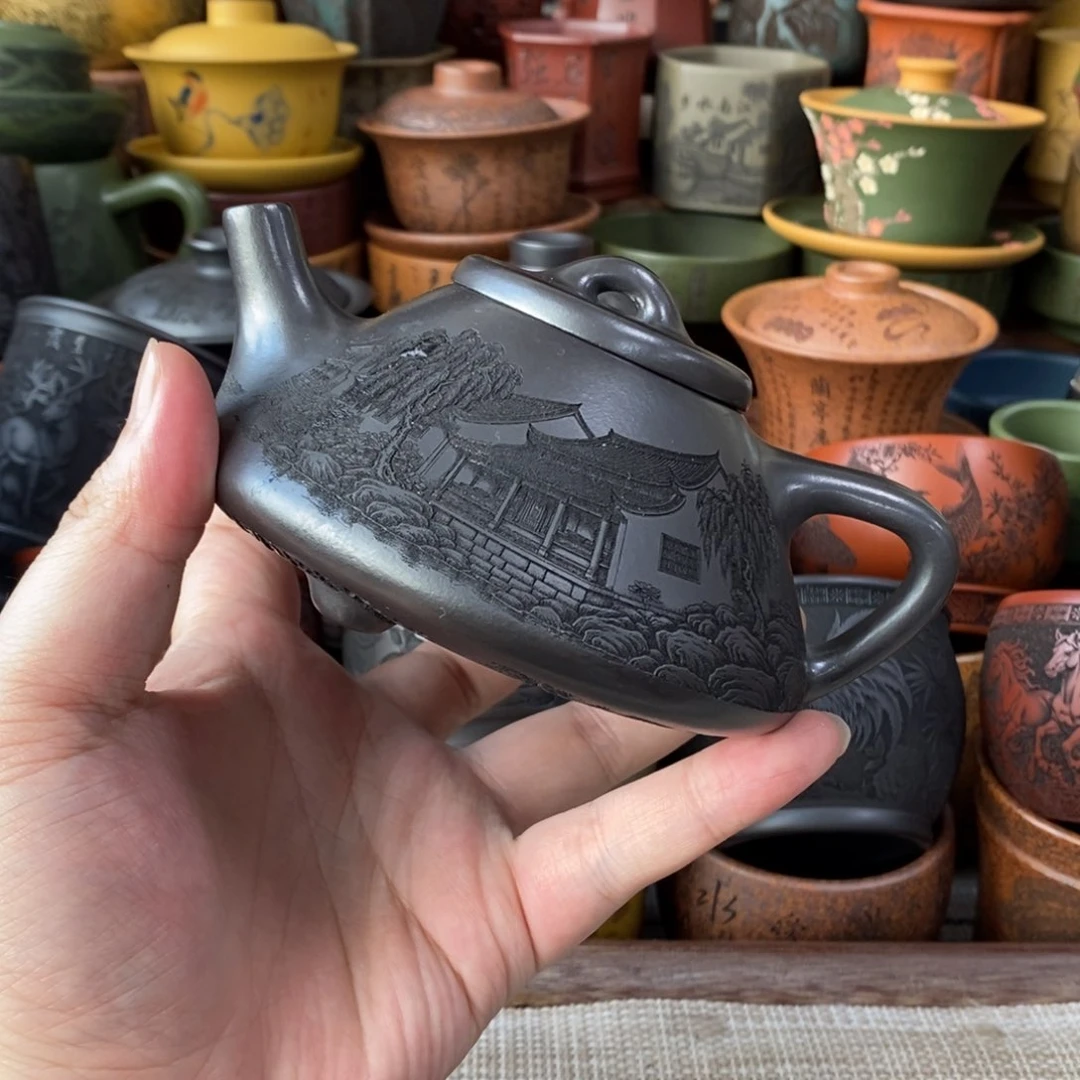 紫砂公道杯宜兴全手工紫砂杯