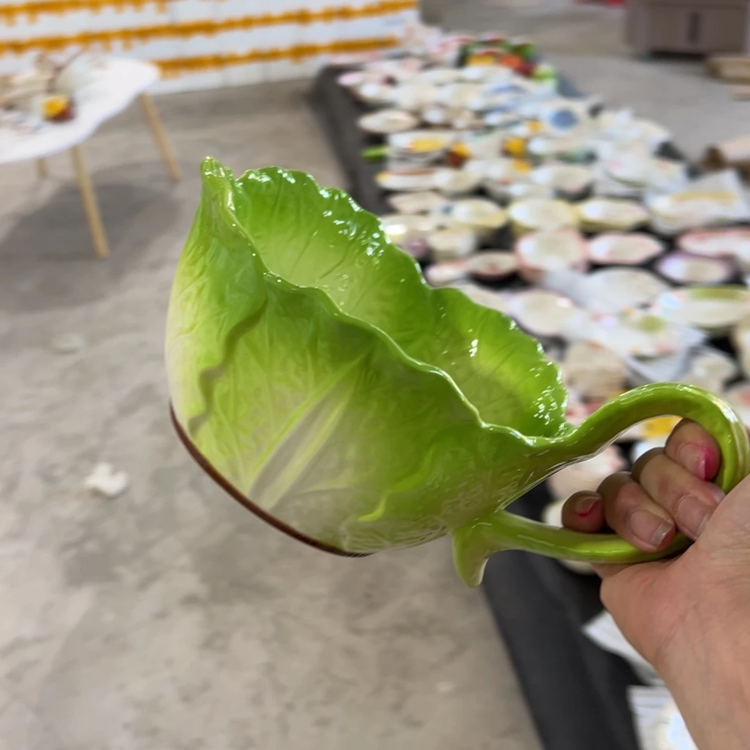 摆件高温陶瓷釉下彩正品！