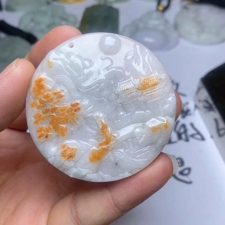 颈饰未镶嵌翡翠翡翠