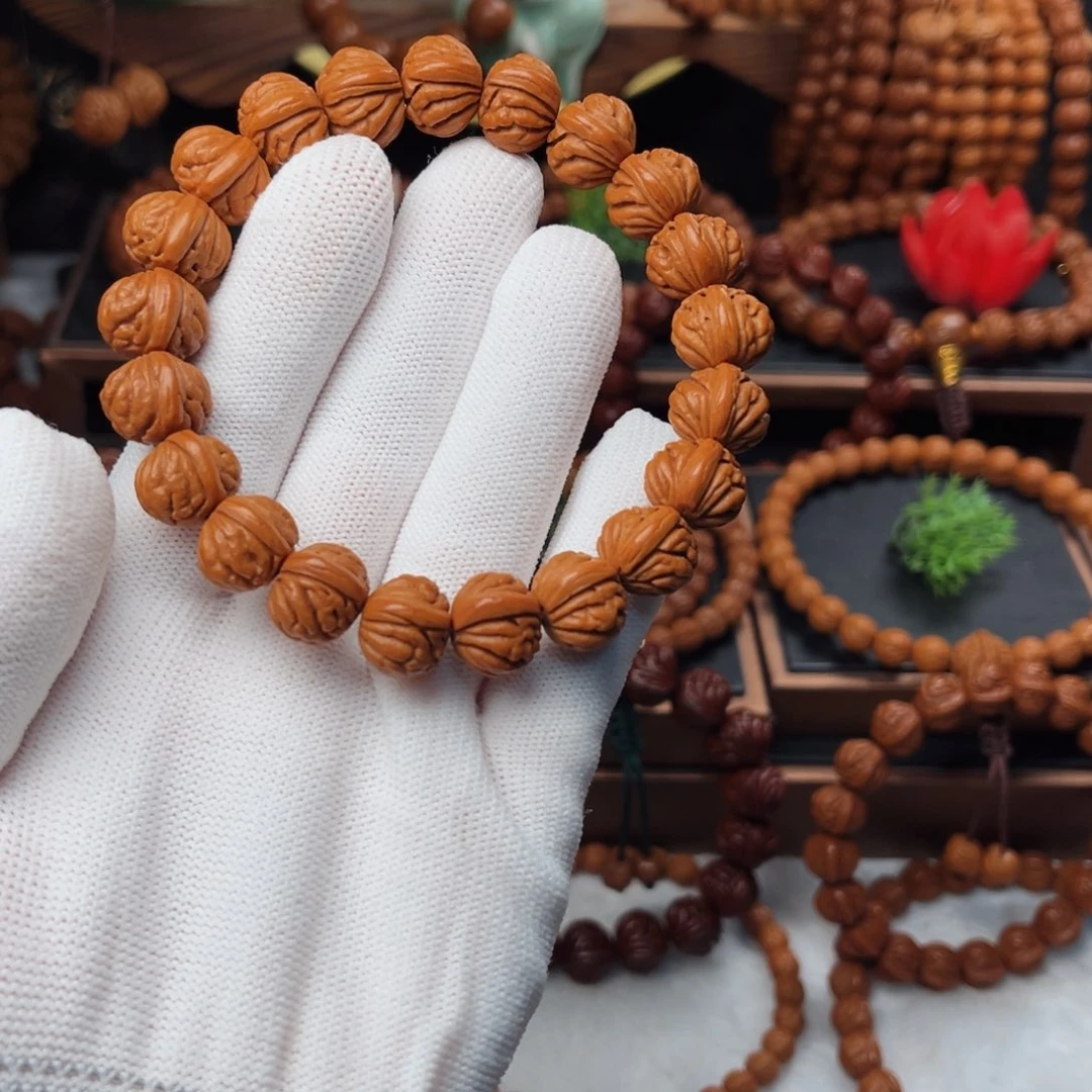 吊坠桃核14火麒麟手串