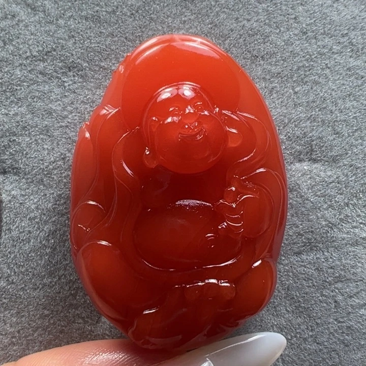 南红玛瑙未镶嵌吊坠