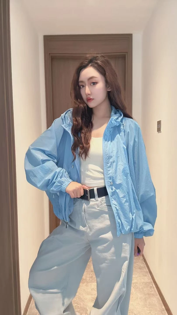 「可沐女装」夏款上新，时尚，休闲，百搭防晒衣25606