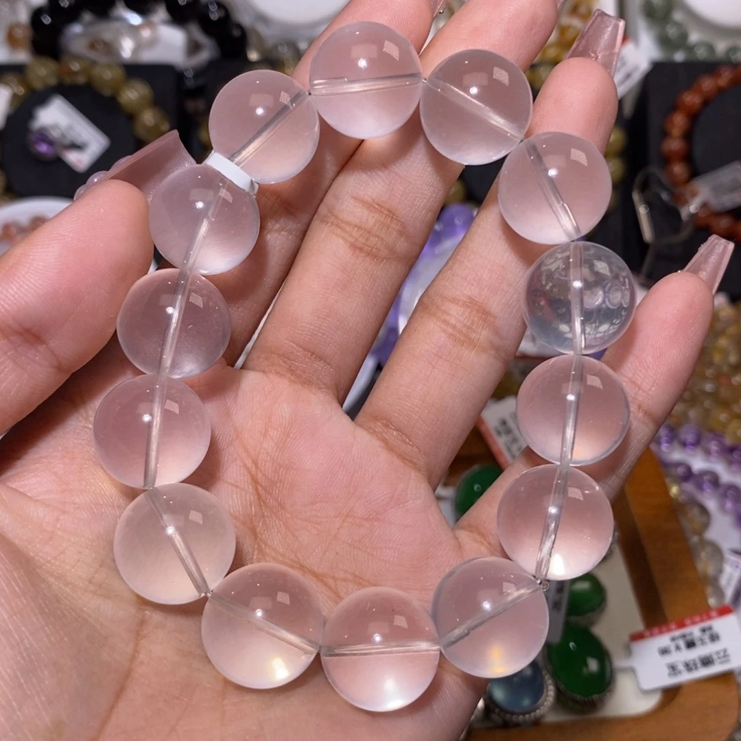 【闪购商品】水晶手链未镶嵌T****n奶白晶15.8mm