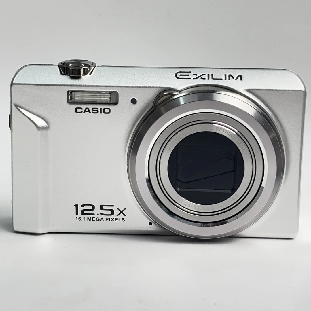 95新 Casio/卡西欧 zs160银色1600万像素12.5倍变焦复古ccd