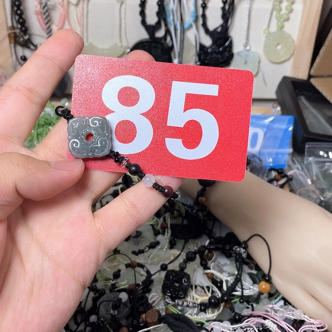 蛇纹石玉手链合金甜**?