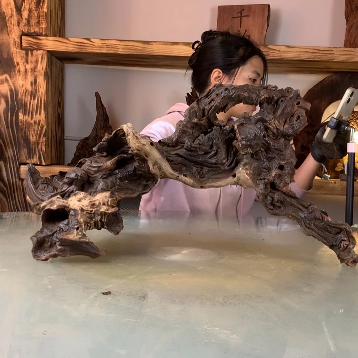 花***怪天然的云南紫柚木会黄水