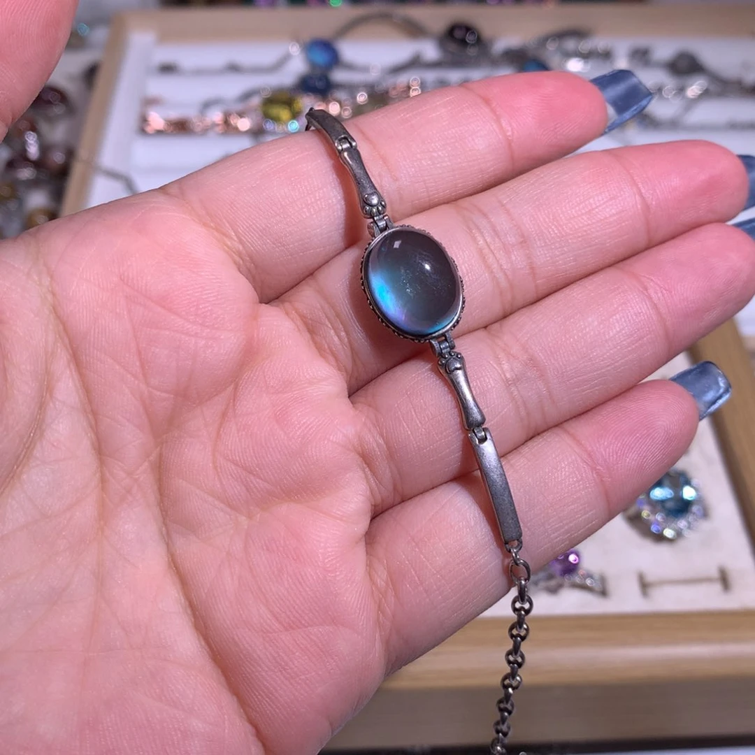 【闪购商品】水晶戒指银S925镶嵌柟
