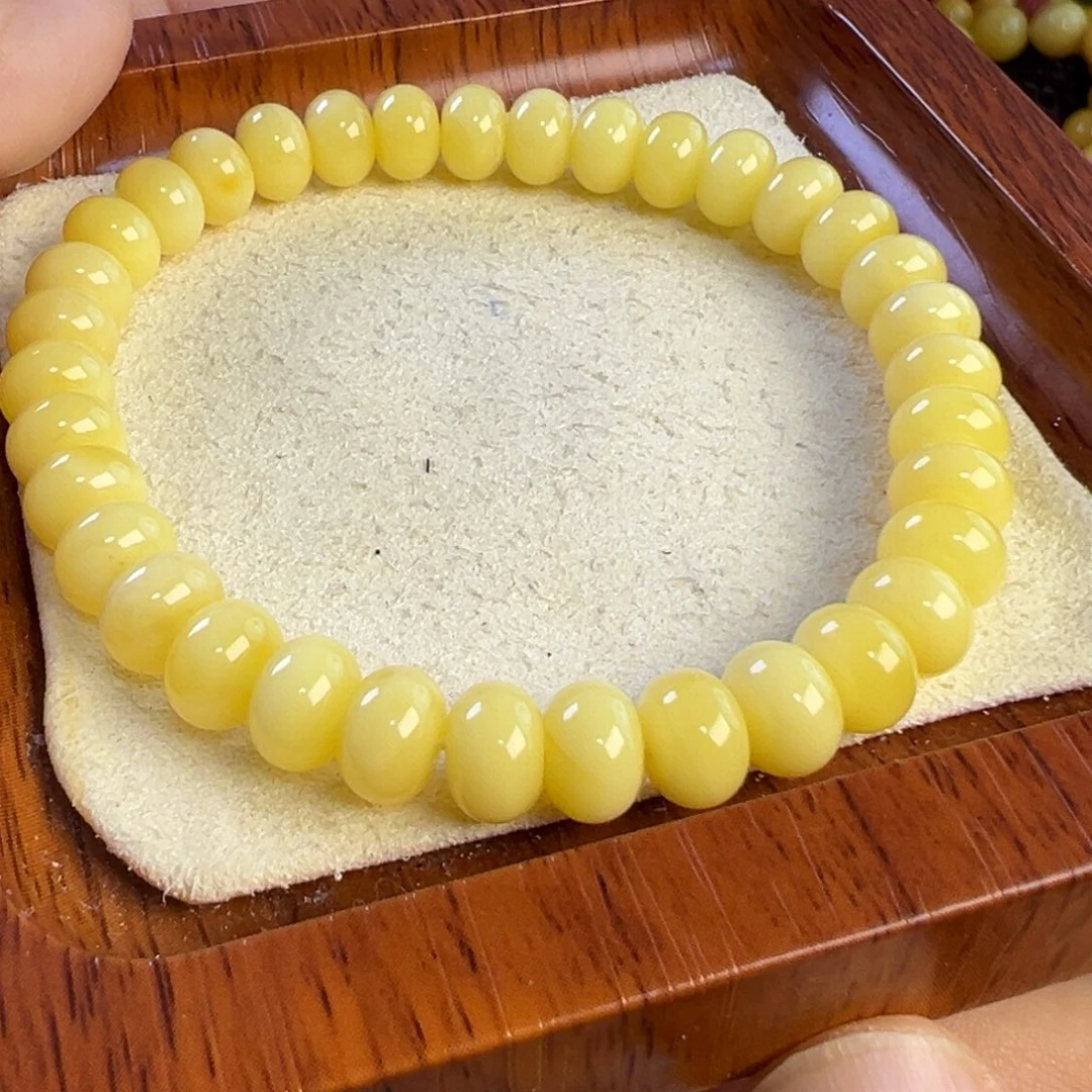 蜜蜡手串未镶嵌多样性发货