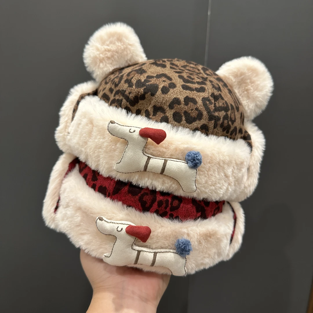 婴儿帽子可爱超萌小马雷锋帽男女宝宝冬季加厚保暖防寒儿童护耳帽