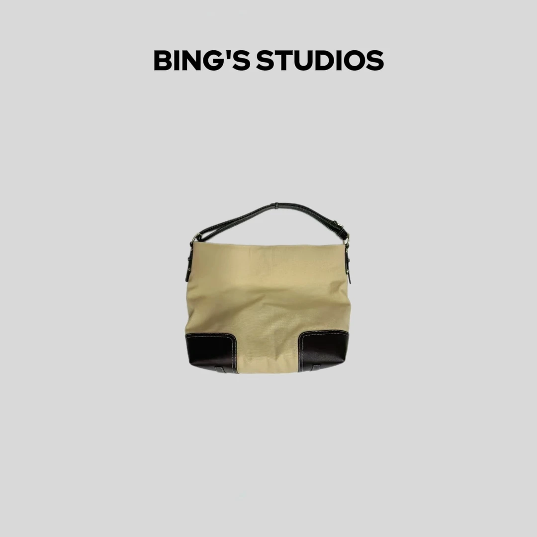 Bing Studios｜简约时尚百搭便携帆布包-9031