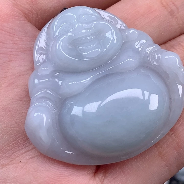 颈饰未镶嵌翡翠佛公吊坠