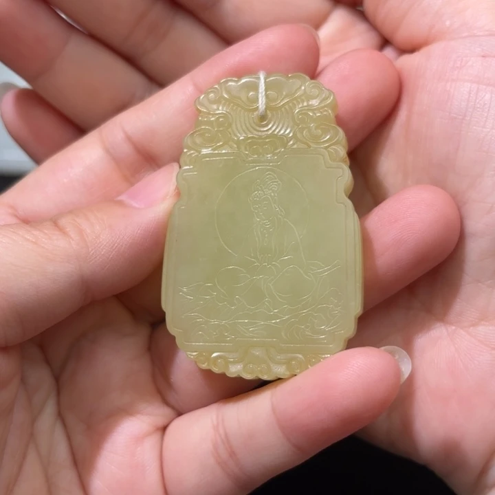 未镶嵌和田玉挂件忠*