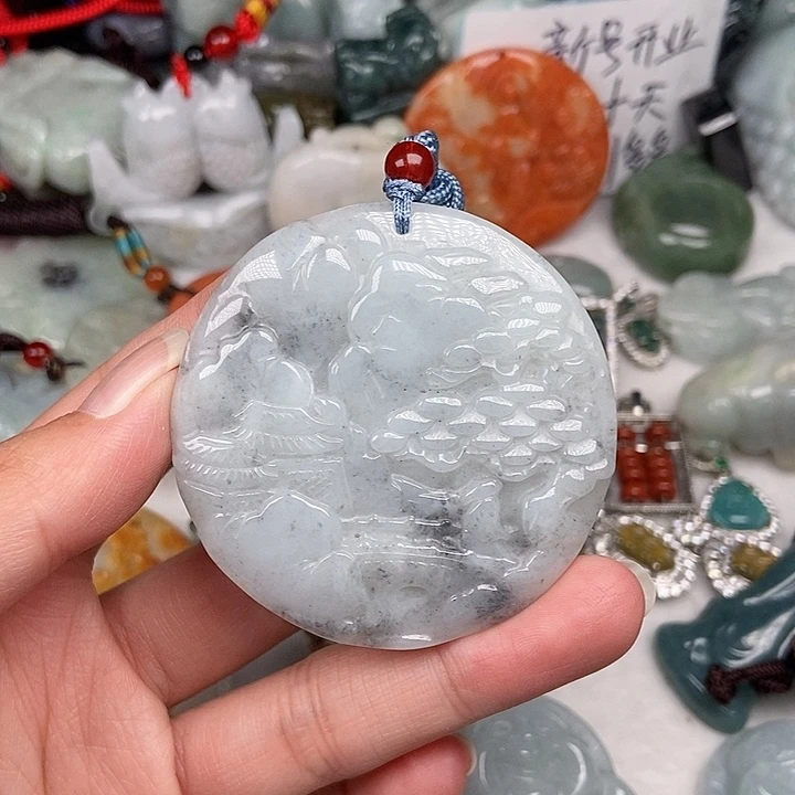 颈饰未镶嵌翡翠翡翠