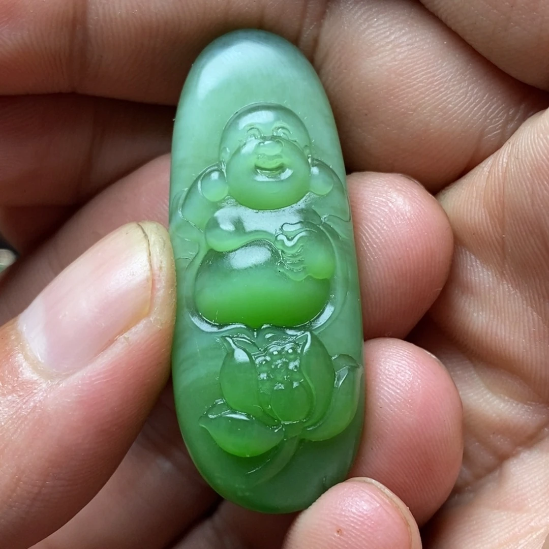 未镶嵌和田玉（碧玉）挂件