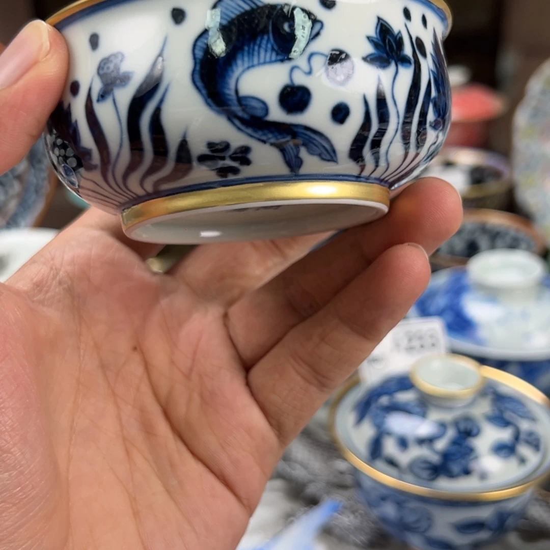 『***。瓷片景德镇手工手绘陶瓷