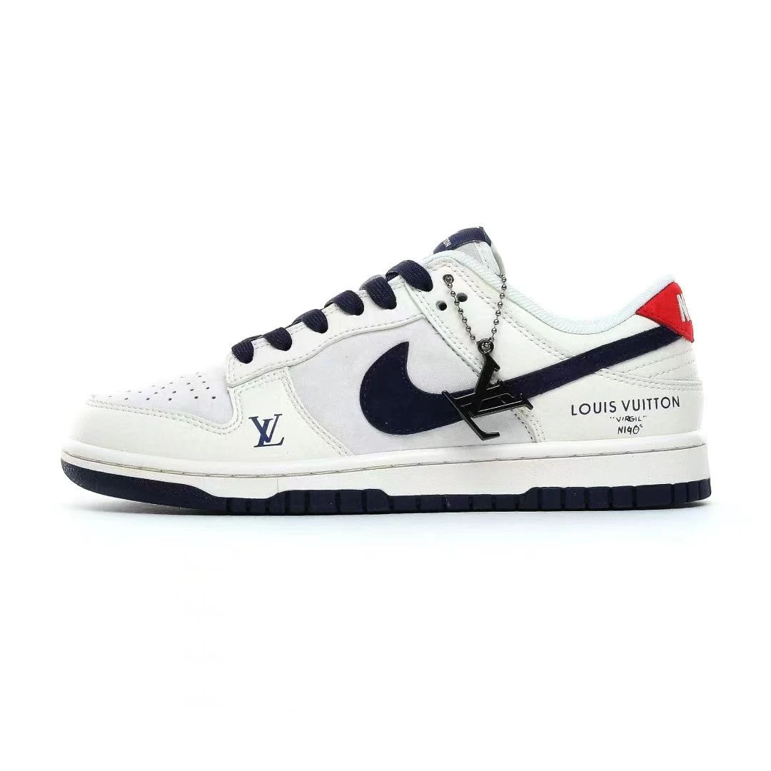 NIKE SB Dunk Low LV联名 周年高端定制 低帮休闲板鞋 男女同款情侣同穿