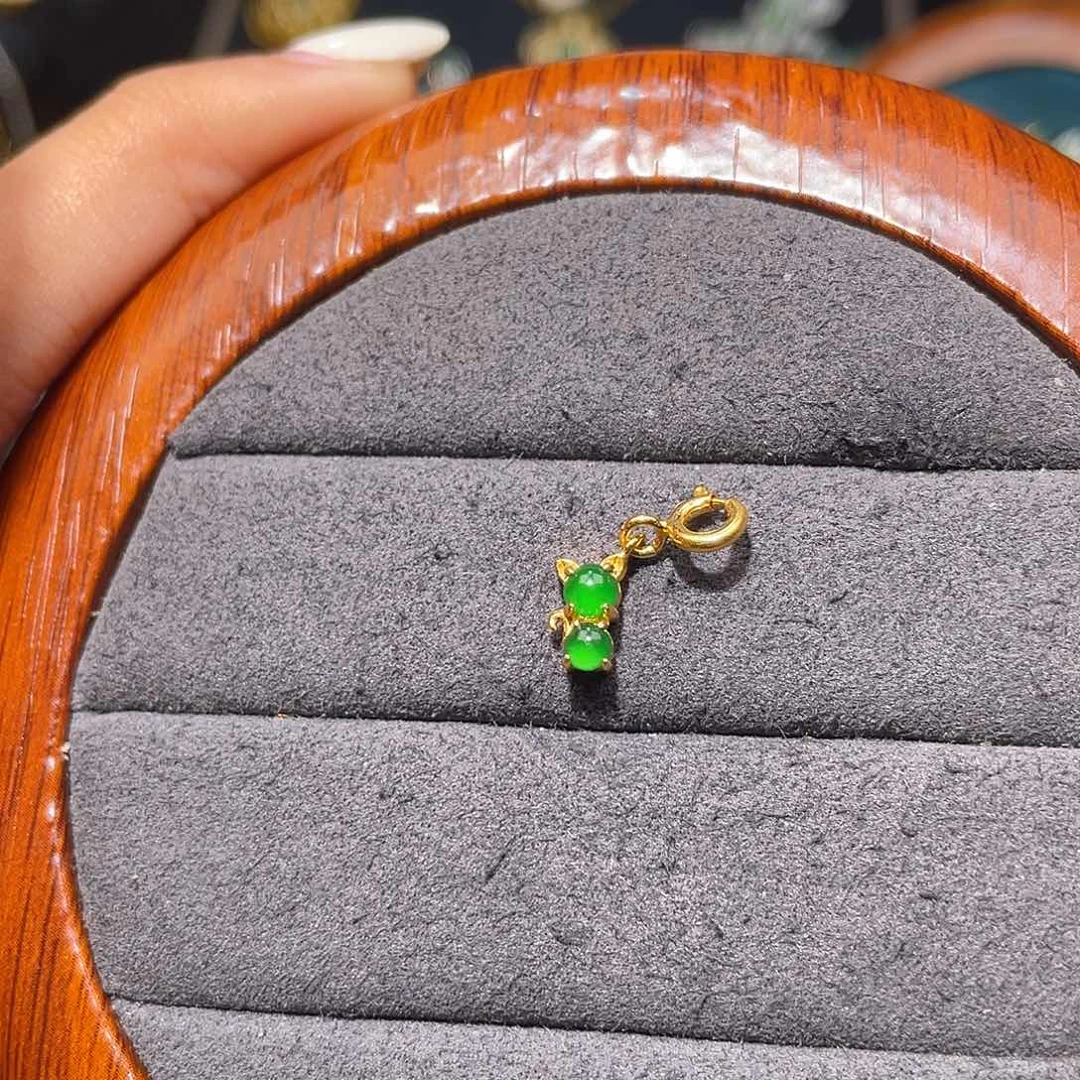 翡翠银S925镶嵌颈饰