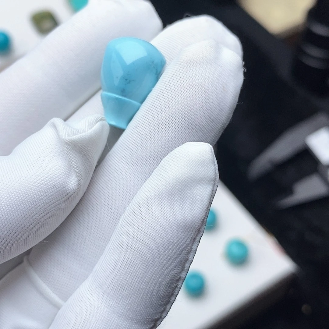 绿松石未镶嵌三通