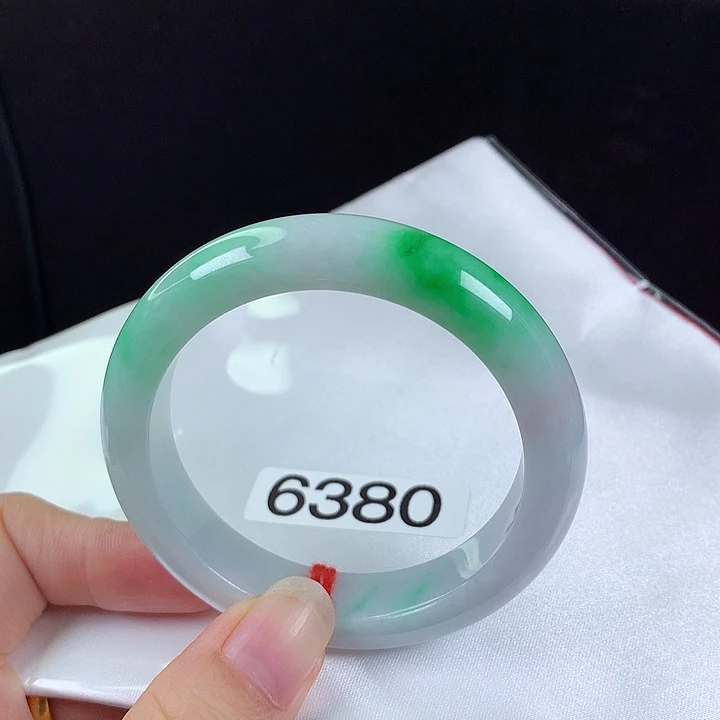 翡翠未镶嵌手镯52圈