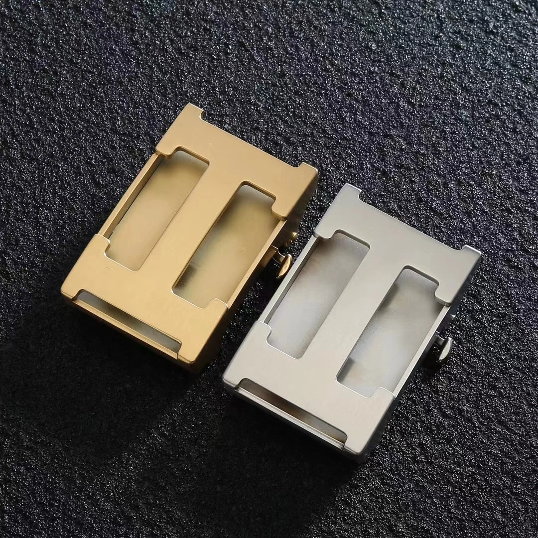 单独扣头套装内穿不锈钢自动扣头纯钢卡子男士皮带