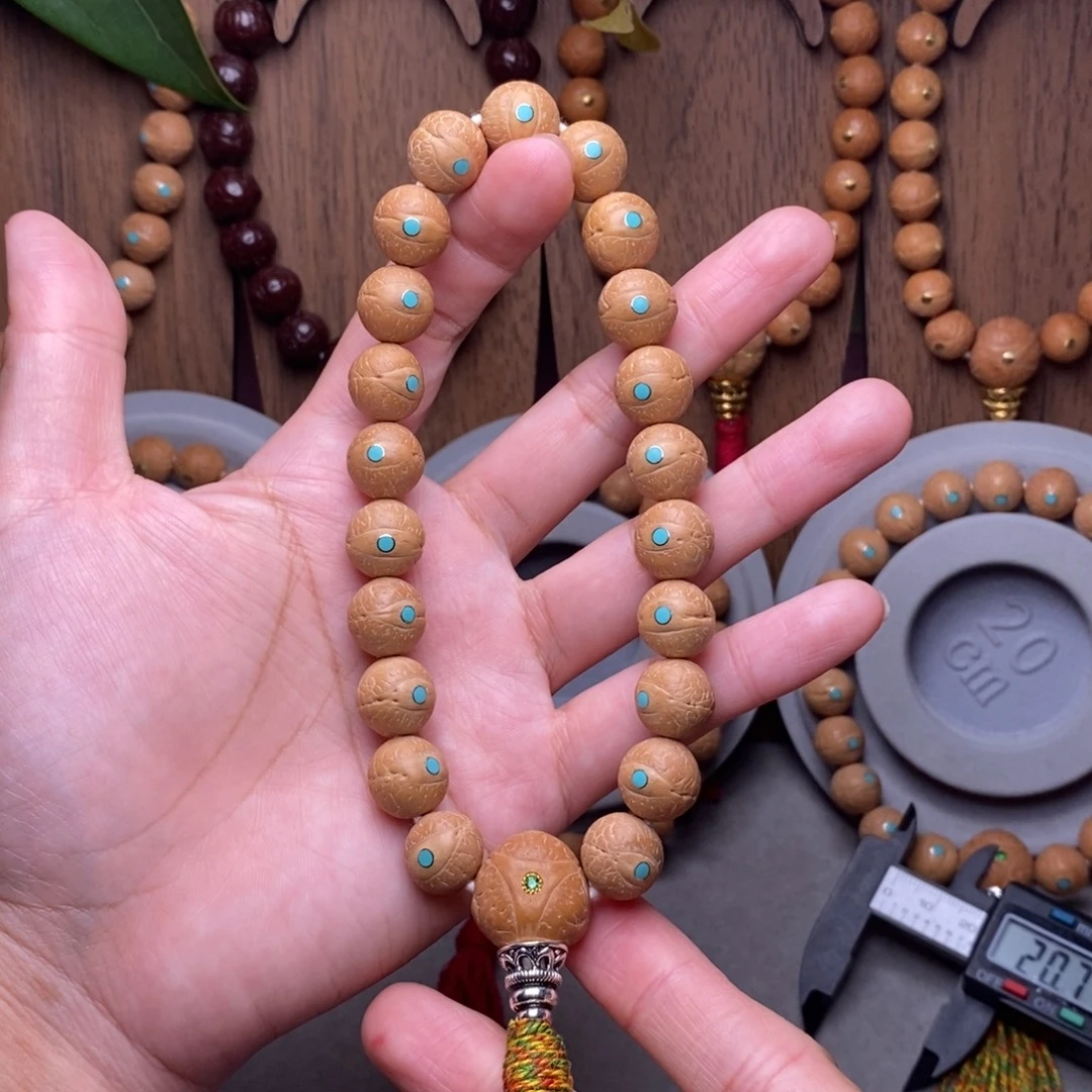 手串凤眼菩提12mm➕松钉