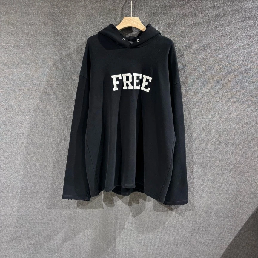 未使用 Balenciaga/巴黎世家 （pm）FREE帽衫卫衣 带吊s码/4283
