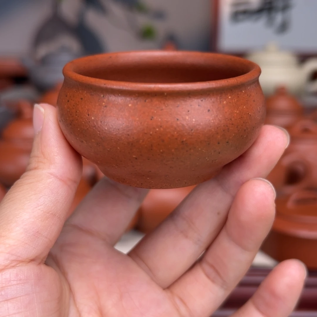 茶壶紫砂宝山红泥50