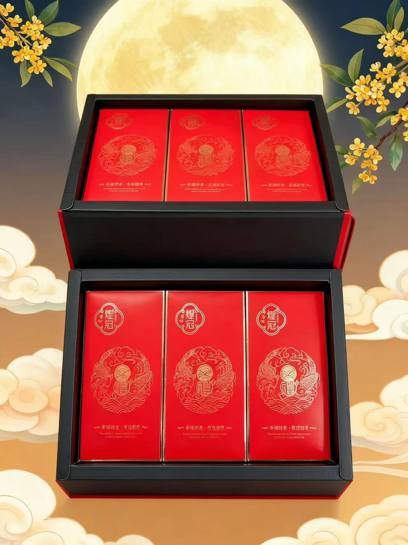 【中秋送礼必备】煌冠锦礼月饼礼盒750g