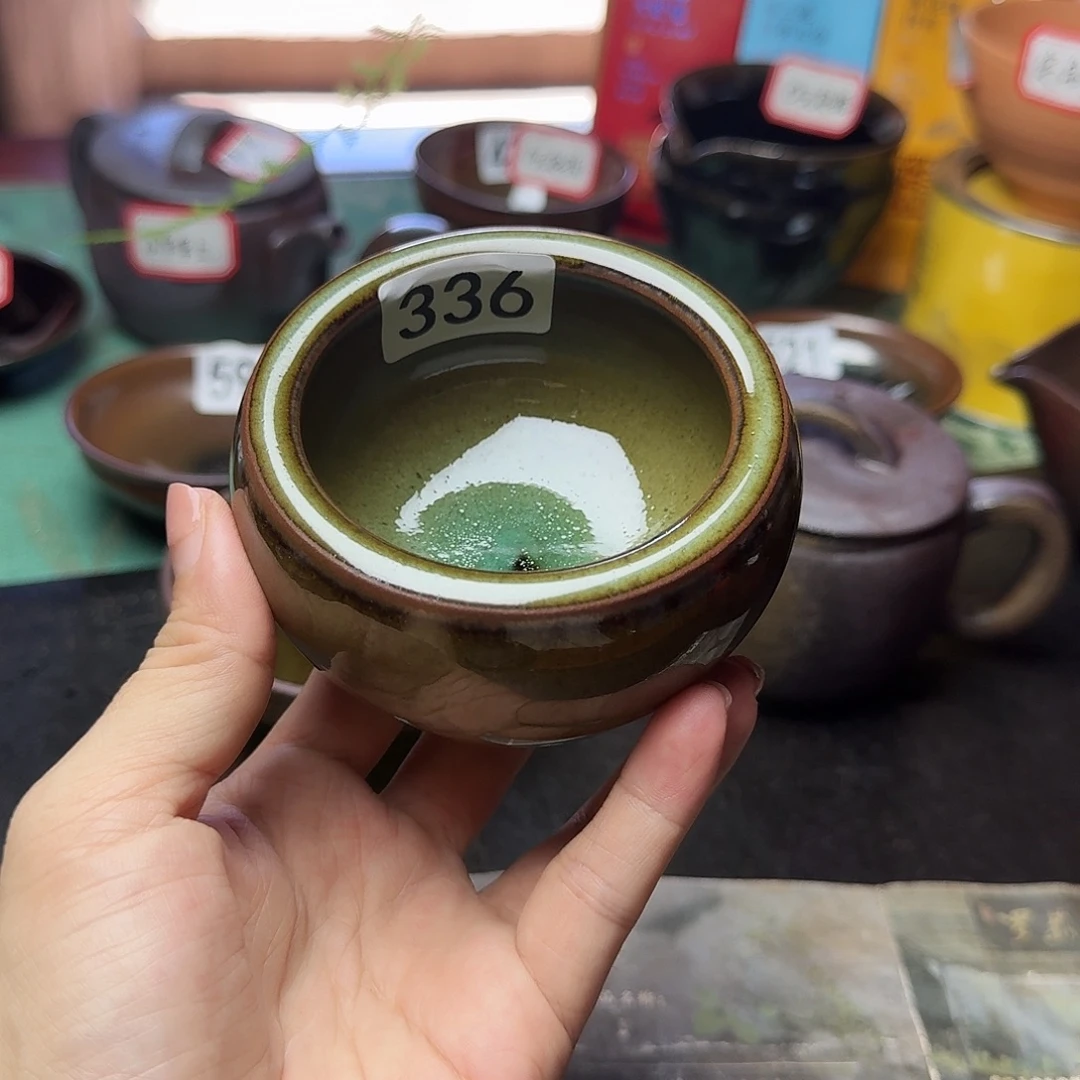 茶盏336 秋罗龙窑柴烧手工主人杯