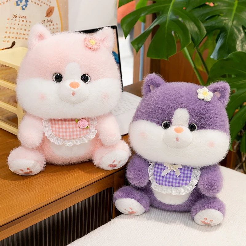 萌萌甜心猫咪毛绒玩具陪伴娃娃猫咪公仔玩偶送儿童精美生日礼物