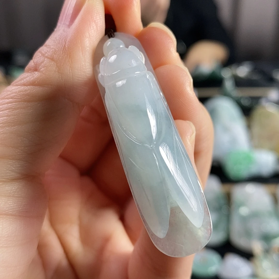 翡翠未镶嵌颈饰吊坠