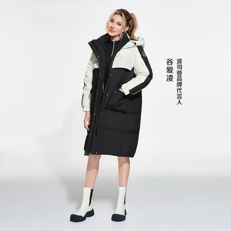 【谷爱凌同款】波司登冬男女同款情侣长款羽绒服外套B40145910DY