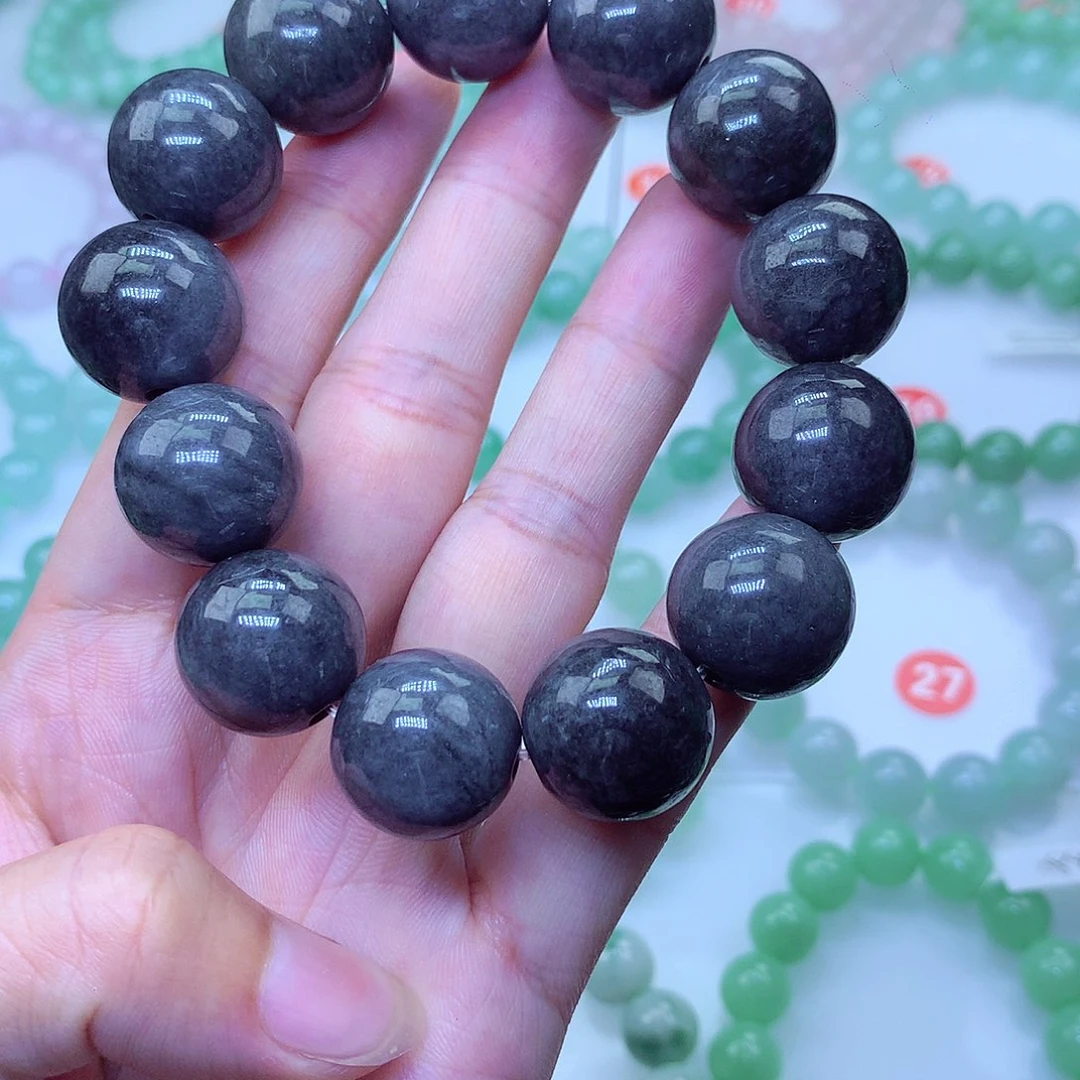 翡翠未镶嵌毛衣链11