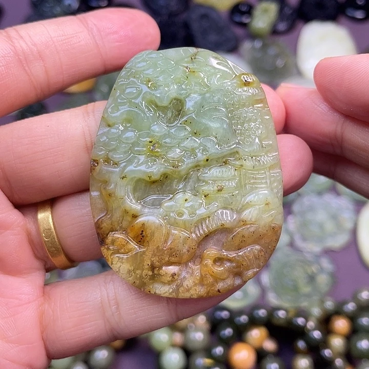 蛇纹石玉未镶嵌手链