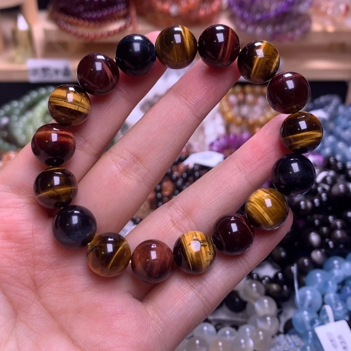 未镶嵌手串水晶12.2虎眼