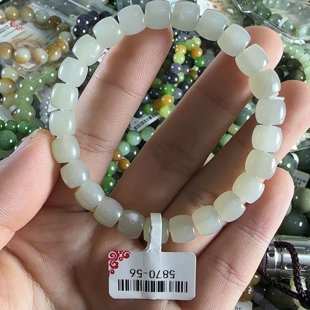 和田玉手链未镶嵌100