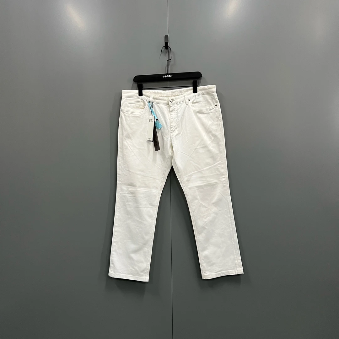99新 ZEGNA (ll) 白色牛仔直筒裤 38码 207188