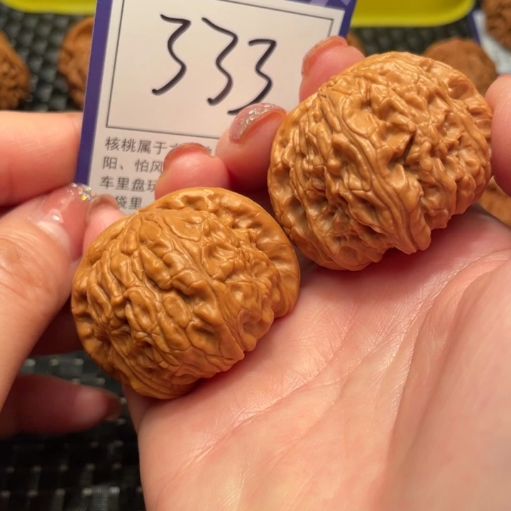 文玩核桃把件43狮子头333