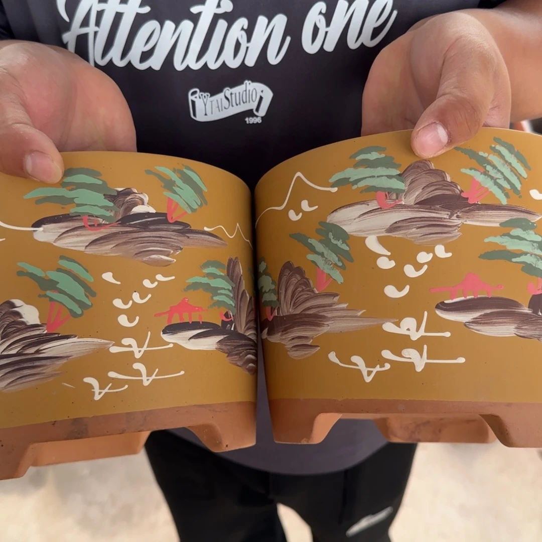 紫砂花盆瑕疵和瑕疵