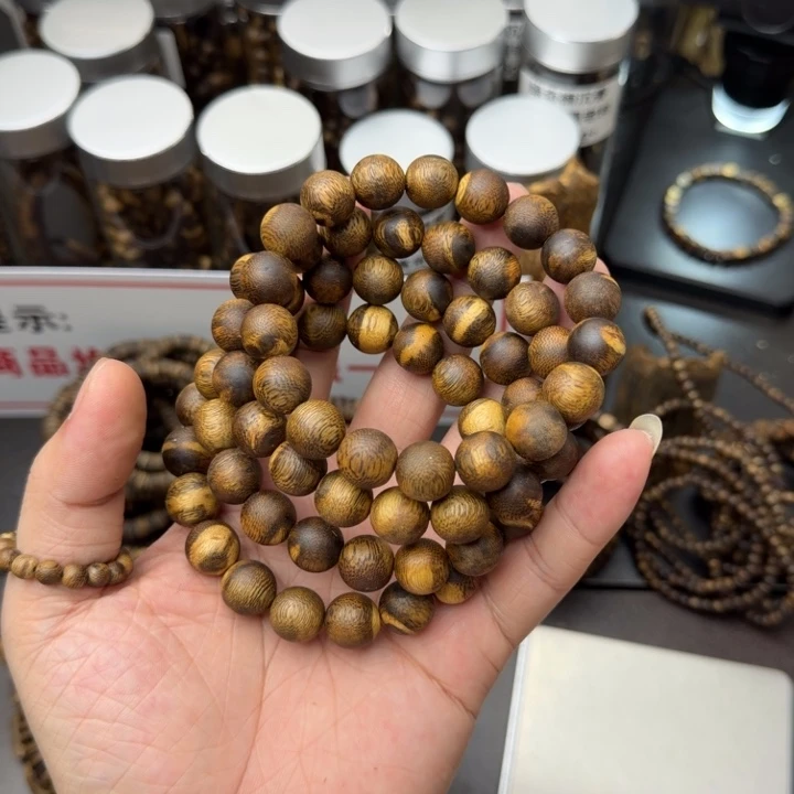 沉香沉香枕奇楠沉香卡1.2圆珠单圈