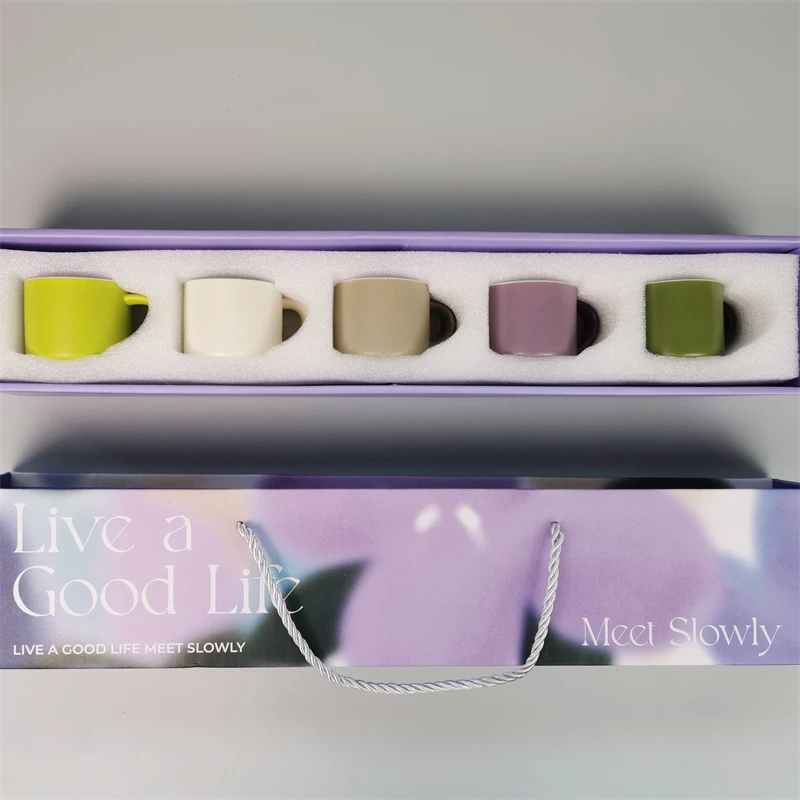 好好生活一口咖啡杯礼盒装实用礼品礼物生日礼物送人杯子高级