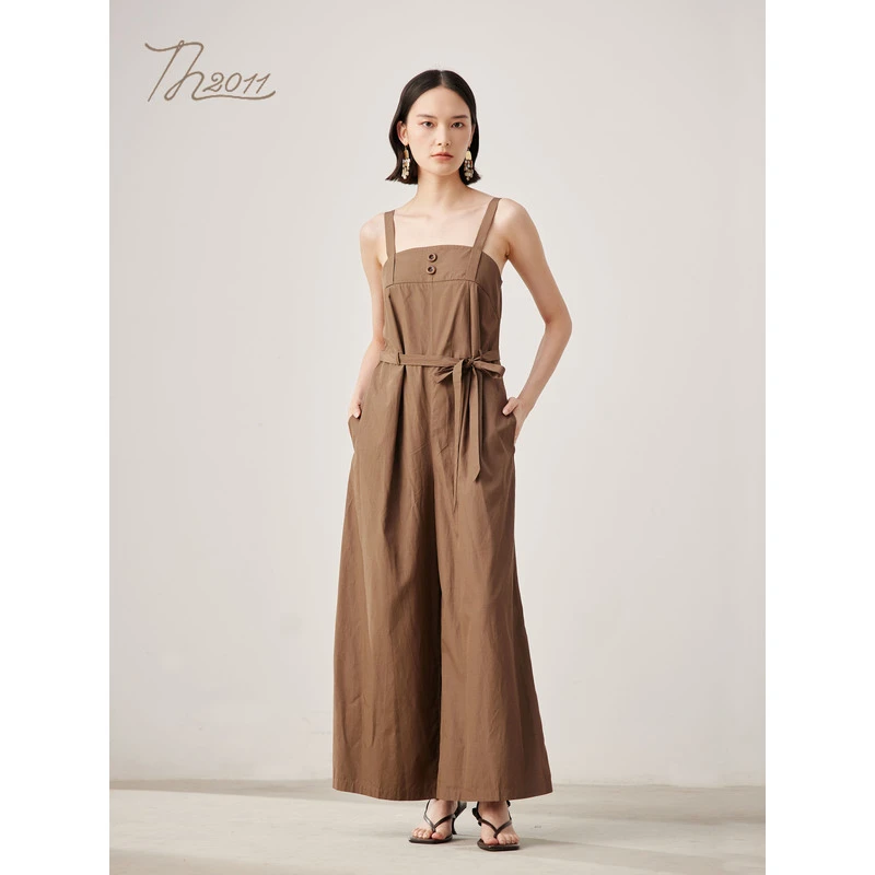 TH2011【栖居草木】吊带裤D240510284